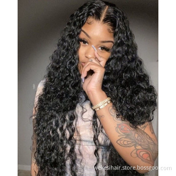 Wholesale Brazilian Hair HD Fake Scalp Full Lace Human Wigs,virgin hair HD transparent full lace human hair wig for black women